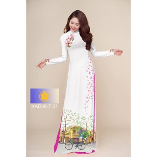 Vải Áo Dài Tằm Ý, Lụa Nhật  KAD47
