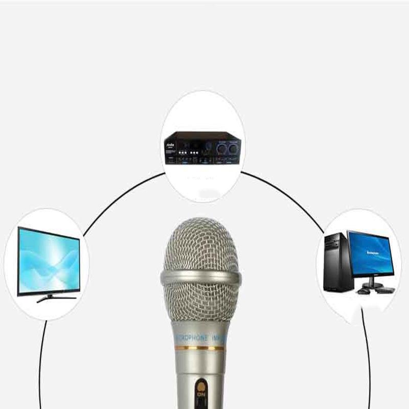 Micro karaoke XINGMA AK-319 chính hãng , Mic hát có dây chống hú , lọc âm cao cấp - Bảo hành 12 tháng