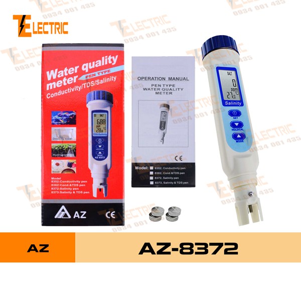 AZ - 8372 Thiết Bị Đo Độ Mặn Của Nước Máy Đo Độ Mặn AZ 8372