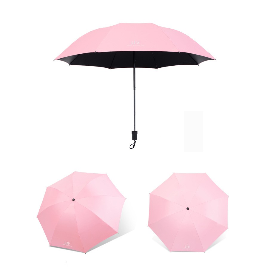 Ô Dù Chống Tia UV 3 Lớp Năm Màu Công Sở - Rẻ Vô Địch