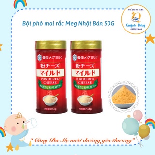 Phô mai rắc cháo Meg cho bé ăn dặm