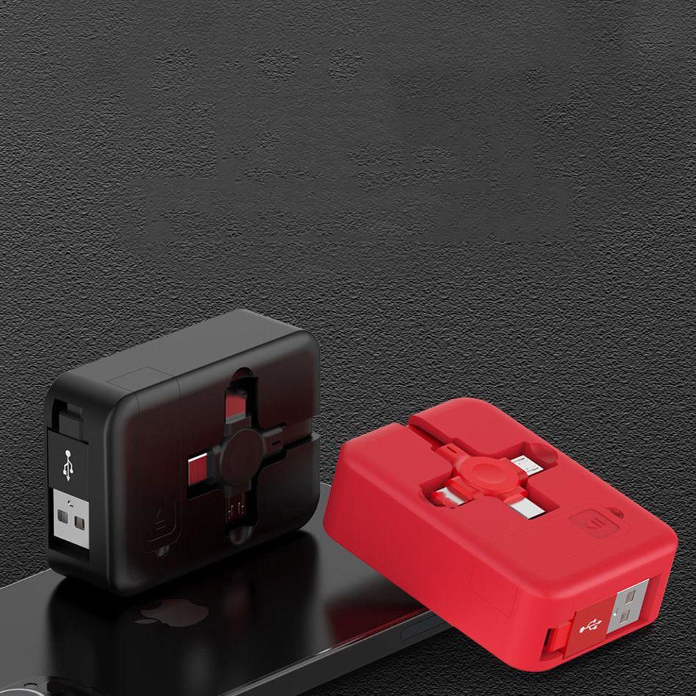 Dây Cáp Sạc One-Trong-three Đa Chức Năng Bền Bỉ Tiện Dụng Dành Cho Điện Thoại Di Động