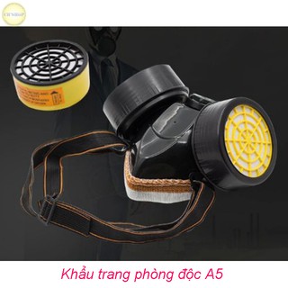 Combo 2 mặt nạ phòng độc, chống độc chuyện dụng A5