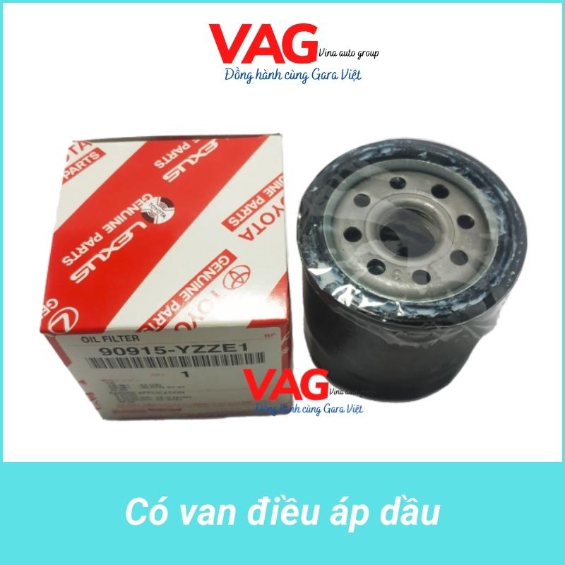 Lọc nhớt, lọc dầu động cơ xe Vios, Yaris, Wigo, Altis, Camry, Zace, Aygo... 90915YZZE1