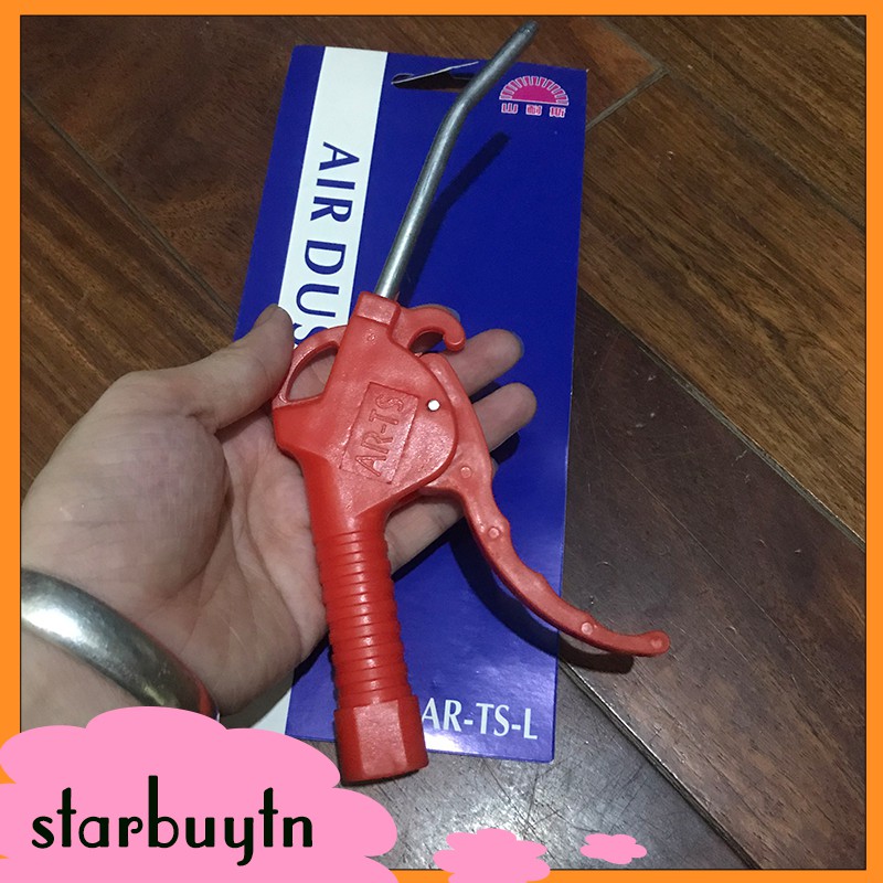 Súng - đầu xịt hơi xịt bụi - nhựa đỏ đài loan