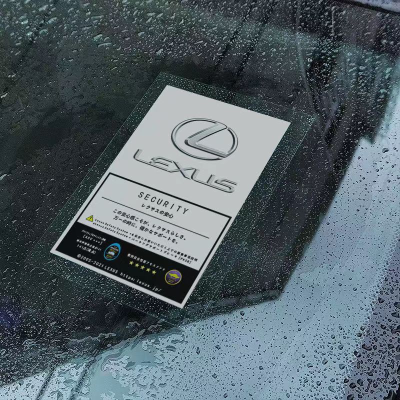 Miếng Dán Tĩnh Điện Trang Trí Kính Chắn Gió Xe Hơi LEXUS IS250/ CT200h ES250 GS250 IS250 LX570 LX450d NX200t RC200t/ rx300/ rx330/ rx350