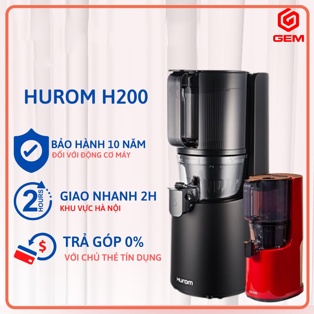 Máy ép chậm Hurom Easy H200 Hàng Hàn Quốc Top1 máy ép chậm