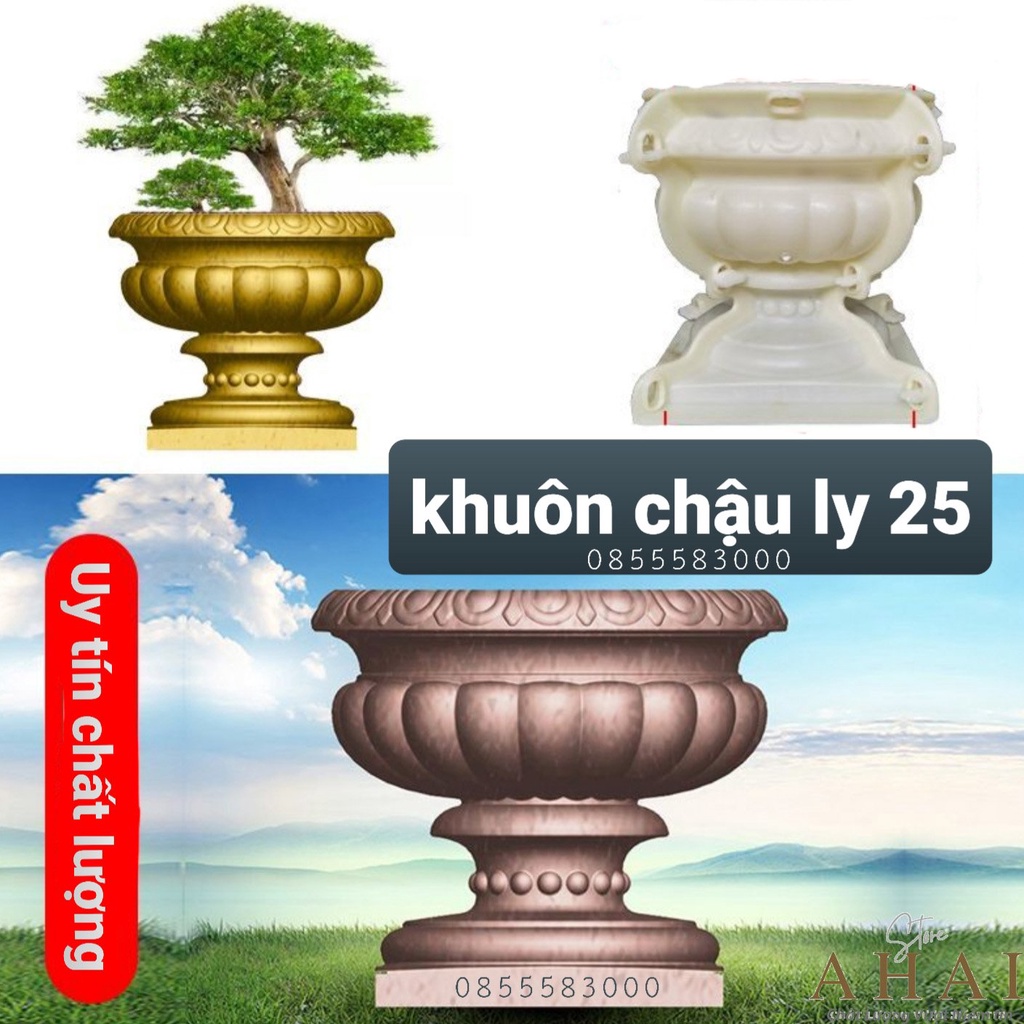 Khuôn đúc chậu ly 25