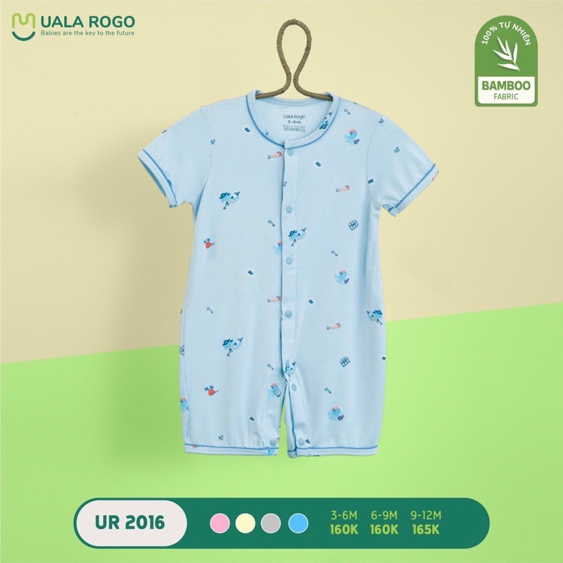 Body cộc bé rrai bé gái UALA ROGO (3m-12m)