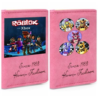 Ví ngắn hồng cầm tay IN HÌNH Among Us ROBLOX Five Nights at Freddy's mini chibi anime đựng vật dụng nhỏ xinh xắn