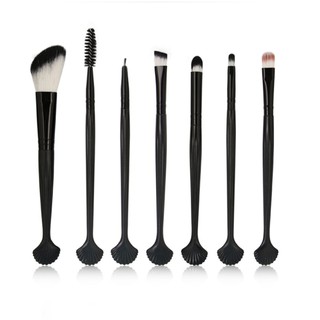 Set 7 cọ trang điểm tán nền phủ phấn đánh mắt khói cán hình vỏ sò