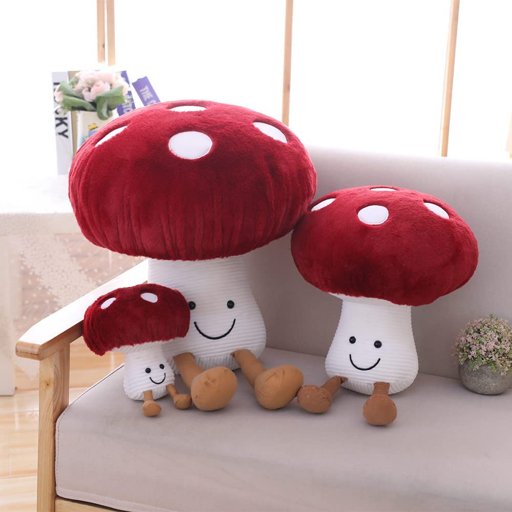 Gối Nhồi Bông Hình Cây Nấm Dễ Thương Cho Bé