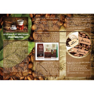 Cà phê nguyên chất  Robusta(hạt mộc) gói 500g