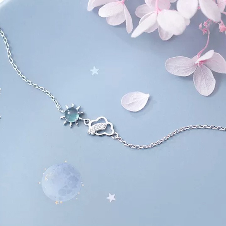 Lắc Tay Silver Ý Bảo Ngọc Jewelry Nhật Vân L2366