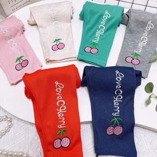 Quần Len Tăm Cho Bé, Quần Legging Dài Bé Gái thêu hình ngộ nghĩnh
