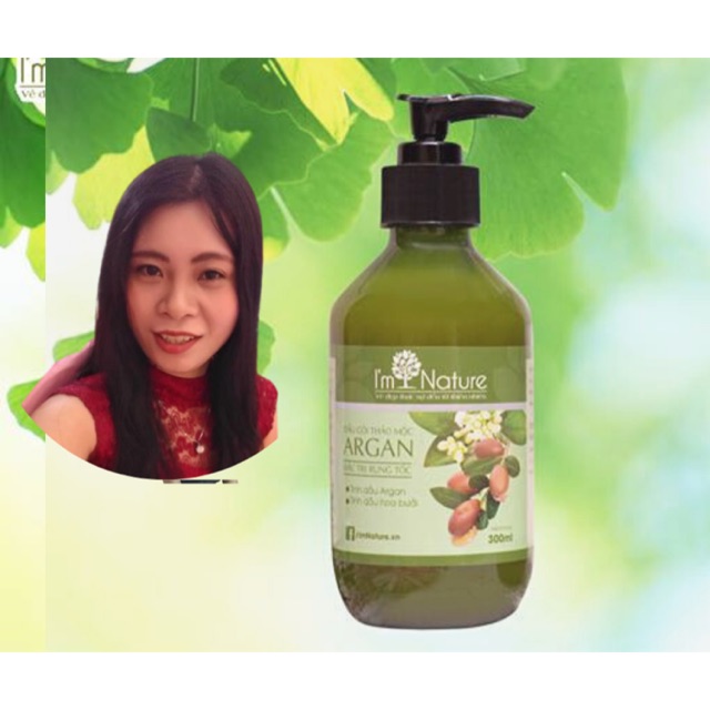 DẦU GỘI THẢO MỘC ARGAN I'M NATURE 300ml (Hàng chính hãng).