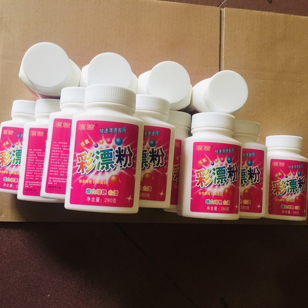 Bột giặt đa năng 2 trong 1 siêu sạch, tẩy trắng quần áo màu bột ,tẩy mốc quần áo thần thánh hàng nội địa trung SL1378