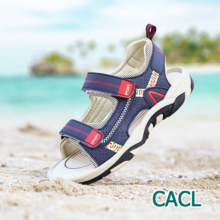 [Rẻ vô địch] Sandal bé trai hàng xuất khẩu đẹp cao cấp đi êm chân cho bé đi học đi chơi