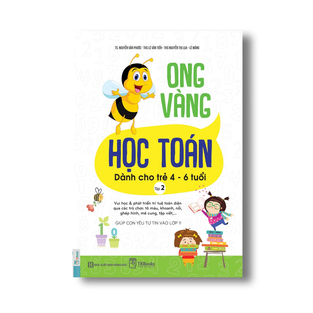 Sách - Combo Trọn Bộ 4 Cuốn Ong Vàng Học Toán Dành Cho Trẻ 4 – 6 Tuổi