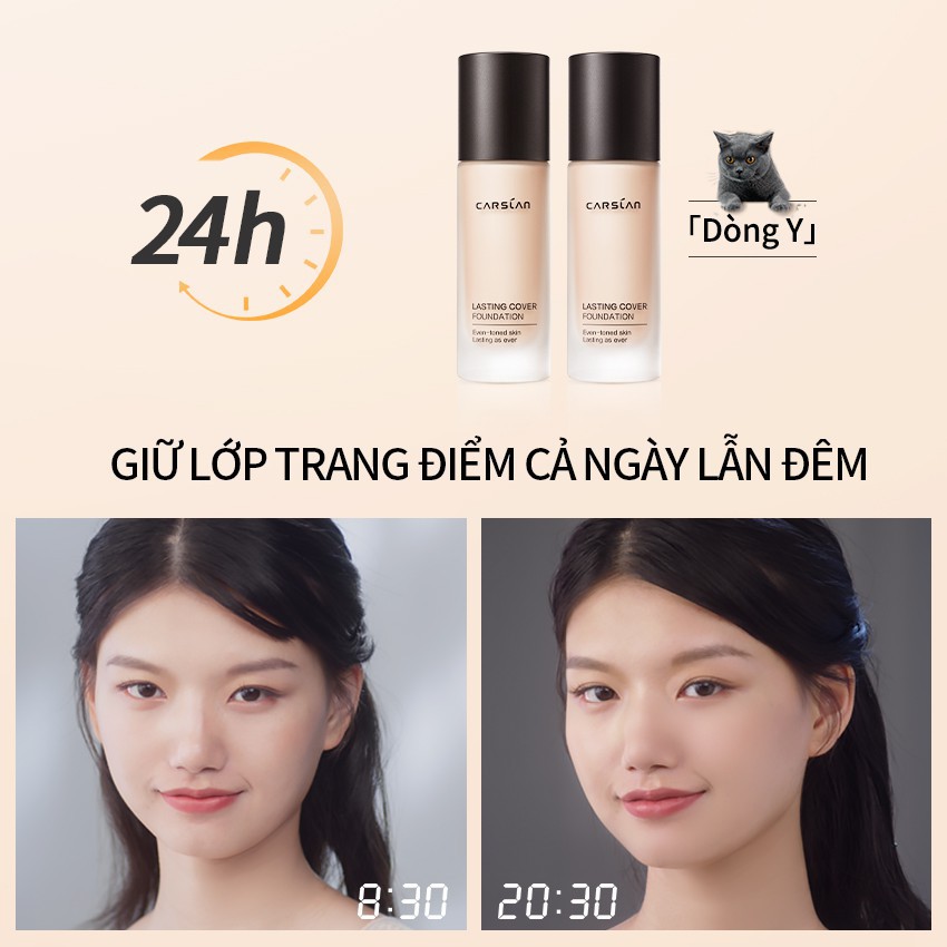 Kem Nền Carslan Dạng Lỏng Kiểm Soát Dầu Lâu Trôi Chống Thấm Nước Suốt 24h 30g | BigBuy360 - bigbuy360.vn