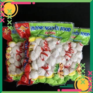 Cá viên chiên Huỳnh Nguyễn/ Chả cá xiên que/ ăn vặt, nhúng lẩu, viên xiên viên thả lẩu