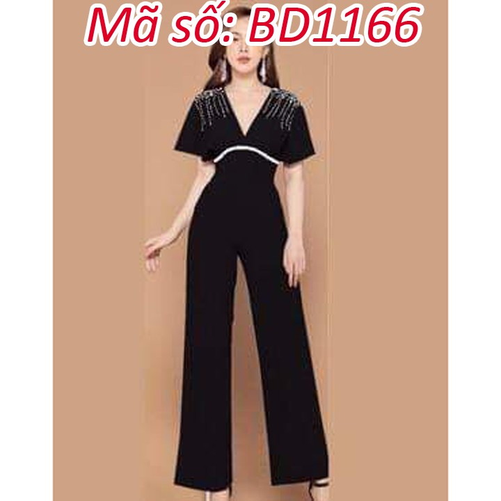 ➡️#BD1166 JUMPSUIT ĐỒ BAY DÀI ỐNG SUÔNG TAY CÁCH DƠI CỔ TIM ĐÍNH ĐÁ PHA LÊ xinh xắn