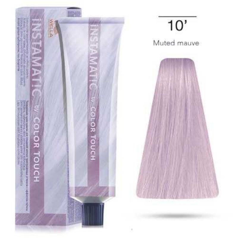 Tặng kèm oxy trợ nhuộm)MÀU NHUỘM PASTEL TÍM HỒNG SỮA CAO CẤP WELLA MUTED MAUVE 60ml/100ml