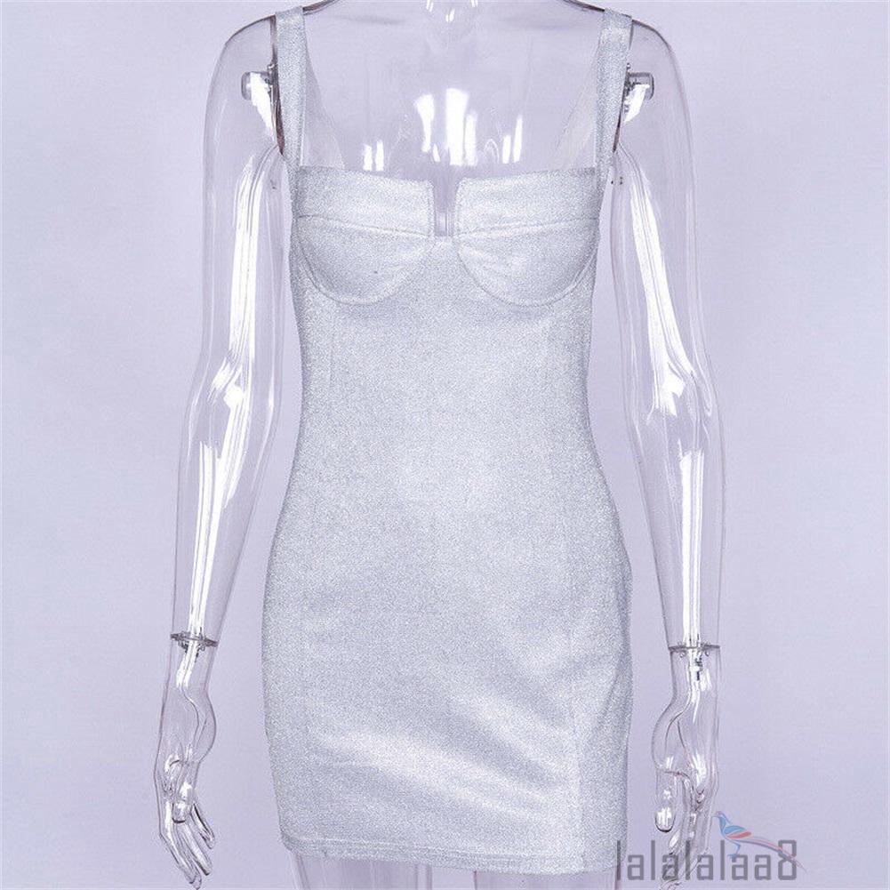 Đầm Bó Sát Không Tay Đính Kim Sa Lấp Lánh Dành Cho Nữ | BigBuy360 - bigbuy360.vn