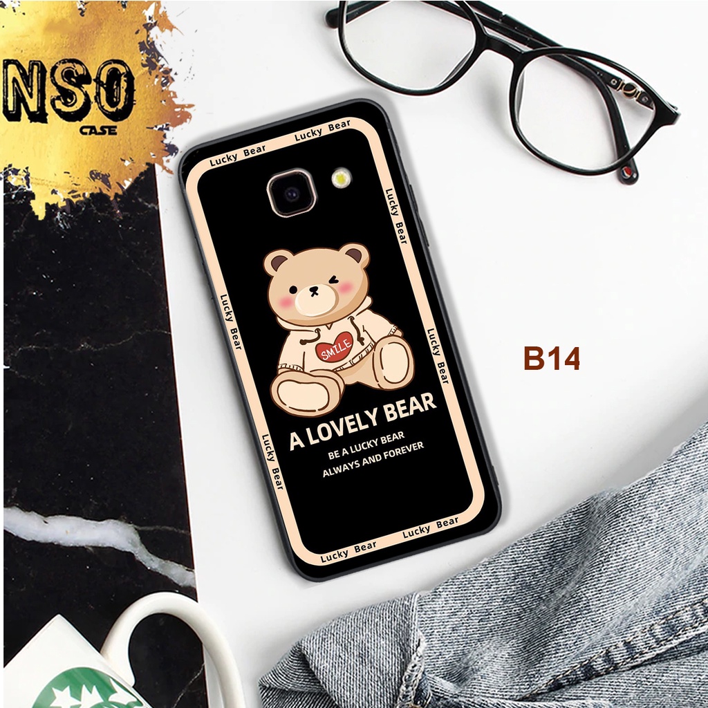 Ốp Samsung J7 prime - Samsung j4 Core/ J4 Plus In Hình Gấu Bear Siêu Cute Đáng Yêu