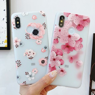 Ốp điện thoại TPU mềm hình hoa cho Xiaomi Redmi Note 7 7A 6 5 5A Pro 4X Mi 9T A3 8 Lite A1 A2 8 9