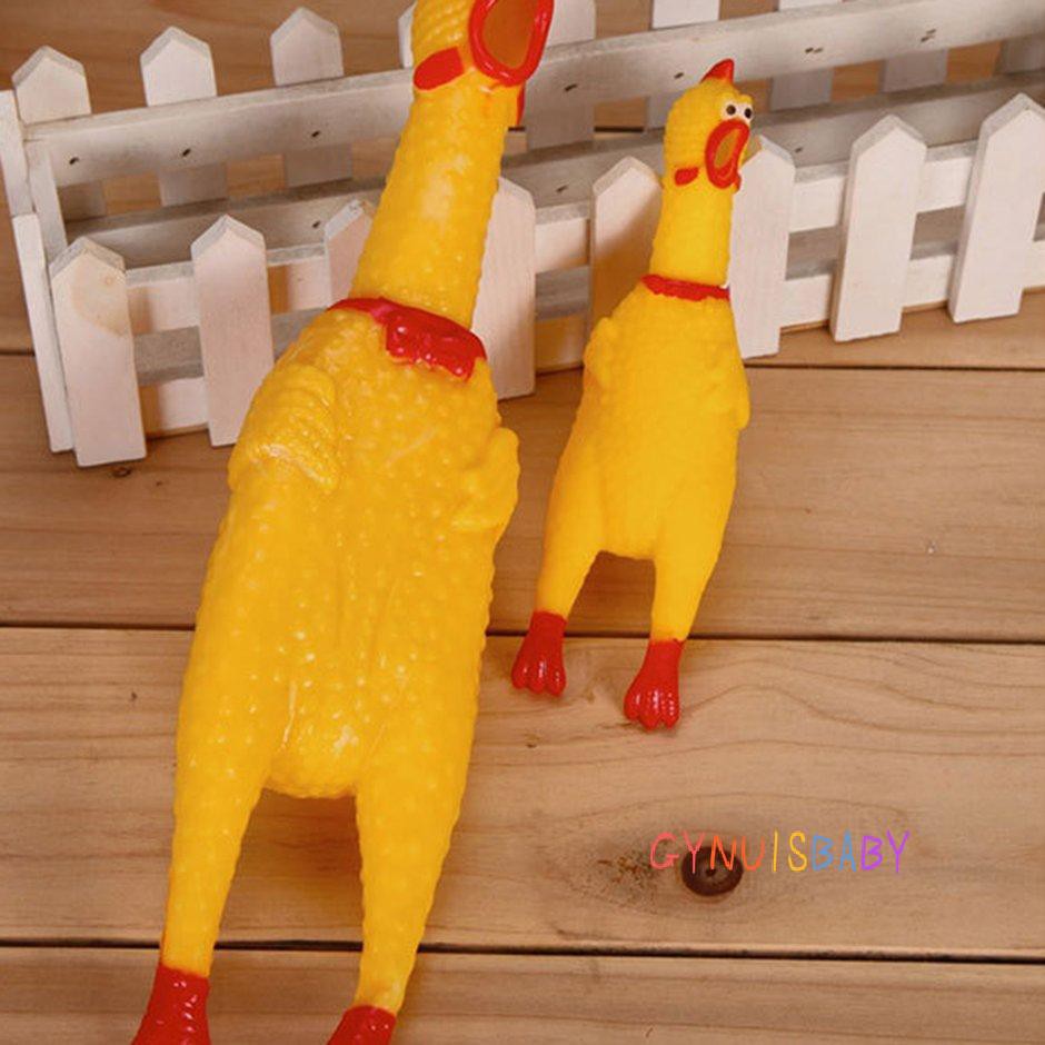 Đồ Chơi Hình Gà Phát Ra Tiếng Kêu Giúp Giảm Căng Thẳng