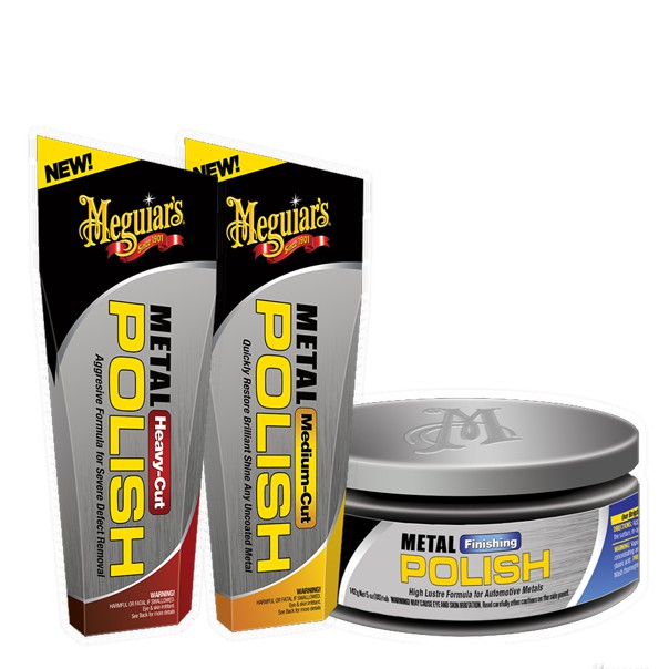 Meguiar's Kem đánh bóng kim loại - hoàn thiện bề mặt - Finishing Metal Polish - G15605 - 160 g