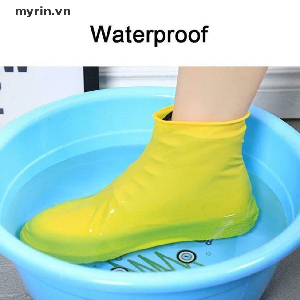 Vỏ Bọc Giày Bốt Đi Mưa myrin Overshoes Bằng Silicon Chống Thấm Nước Có Thể Tái Chế Bảo Vệ Giày Bốt Có Thể Tái Chế
