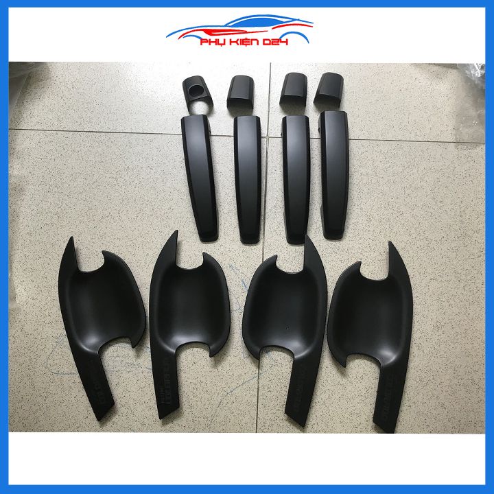 Ốp tay hõm nhựa đen, mạ crom Colorado 2016-2017-2018-2019-2020-2021-2022-2023 sáng bóng chống trầy bảo vệ cửa xe ô tô