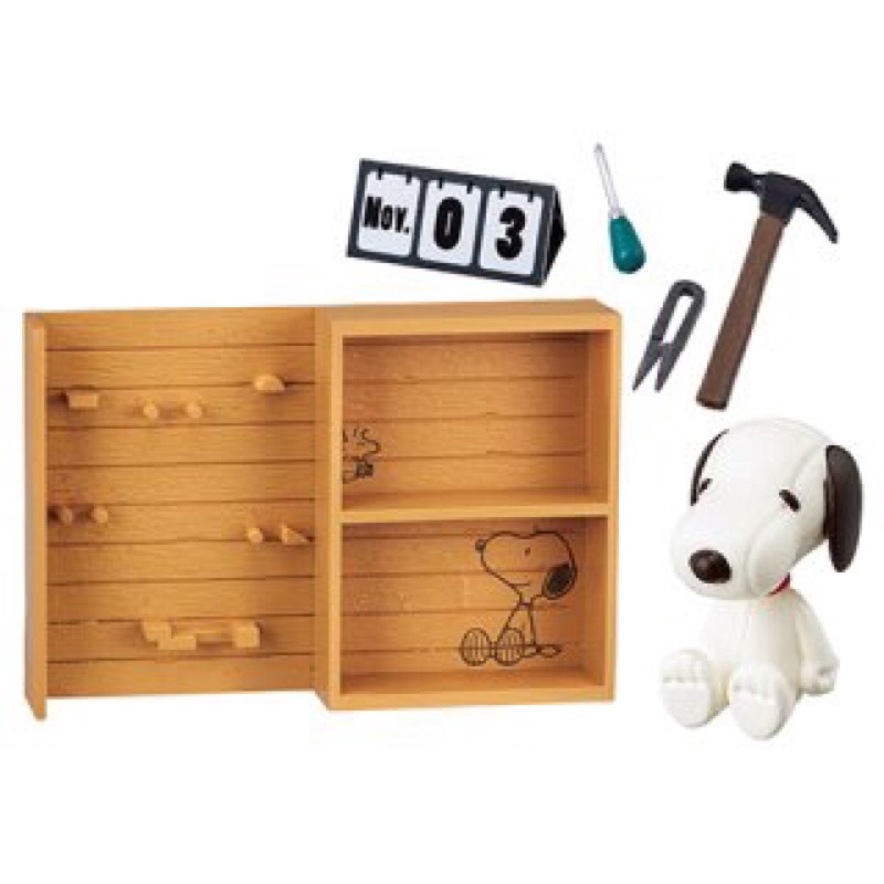 Re-ment rement mô hình tiệm đồ da snoopy