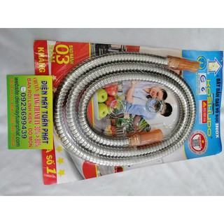 DÂY DẪN GAS VỎ BỌC INOX CAO CẤP phụ kiện phụ tùng linh kiện chính hãng