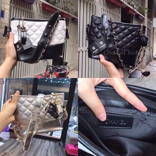 Túi đeo chéo hobo thêu ô da đẹp hàng QC HT99 | BigBuy360 - bigbuy360.vn