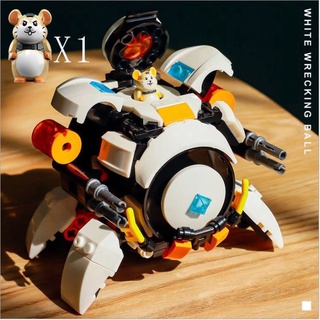 Đồ chơi lắp ráp xếp hình mô hình overwatch robot hamster wrecking ball 12 tạo hình trong 1 no.50029 với 233 chi tiết