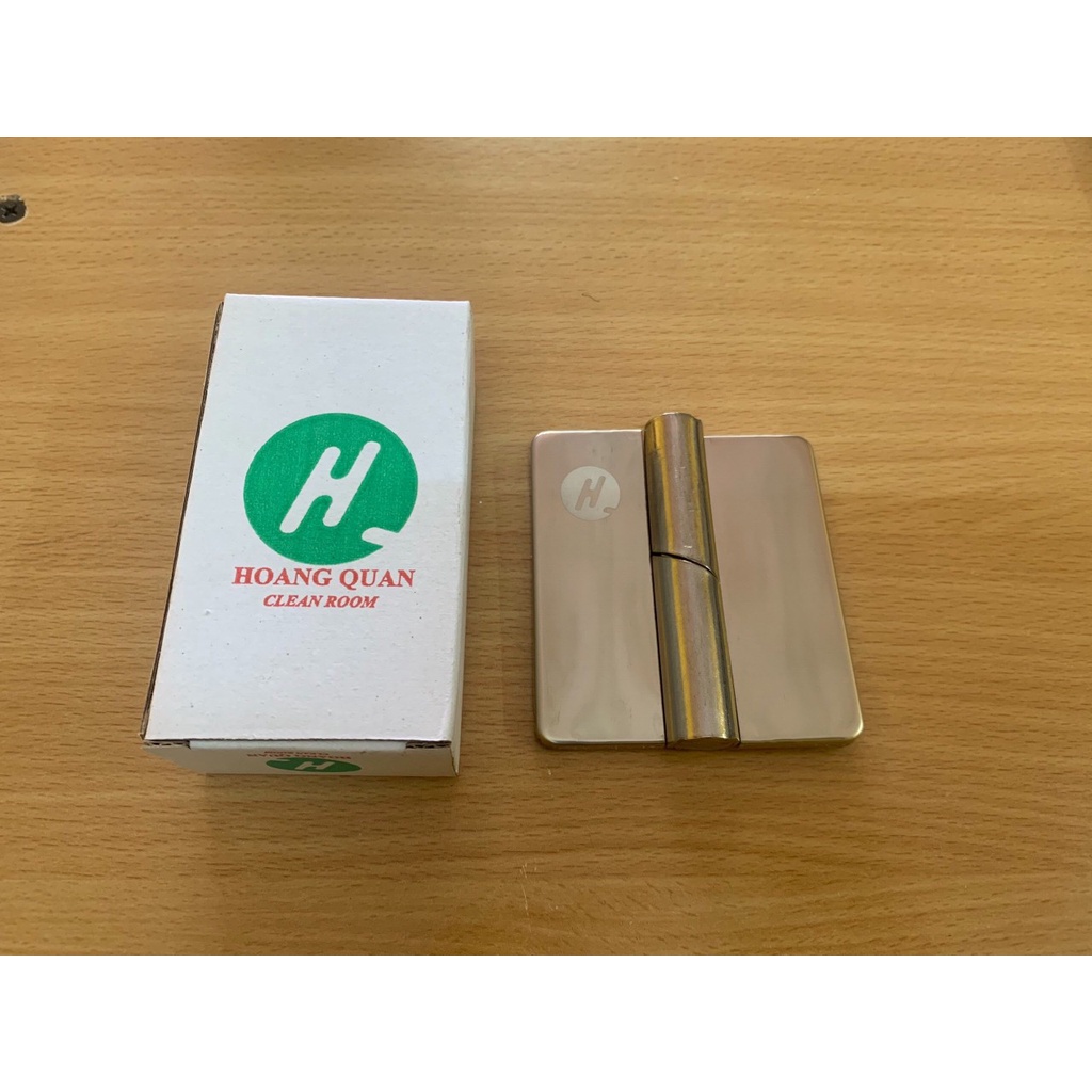 Bản lề tự nâng inox 304 Hoàng Quân cho cửa panel phòng sạch