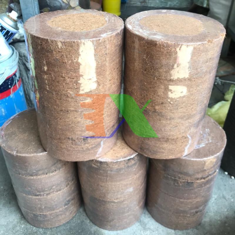Combo 4 Viên nén mụn dừa trồng rau sạch TP.V24, Bánh xơ dừa trồng cây, Xơ dừa ép bánh