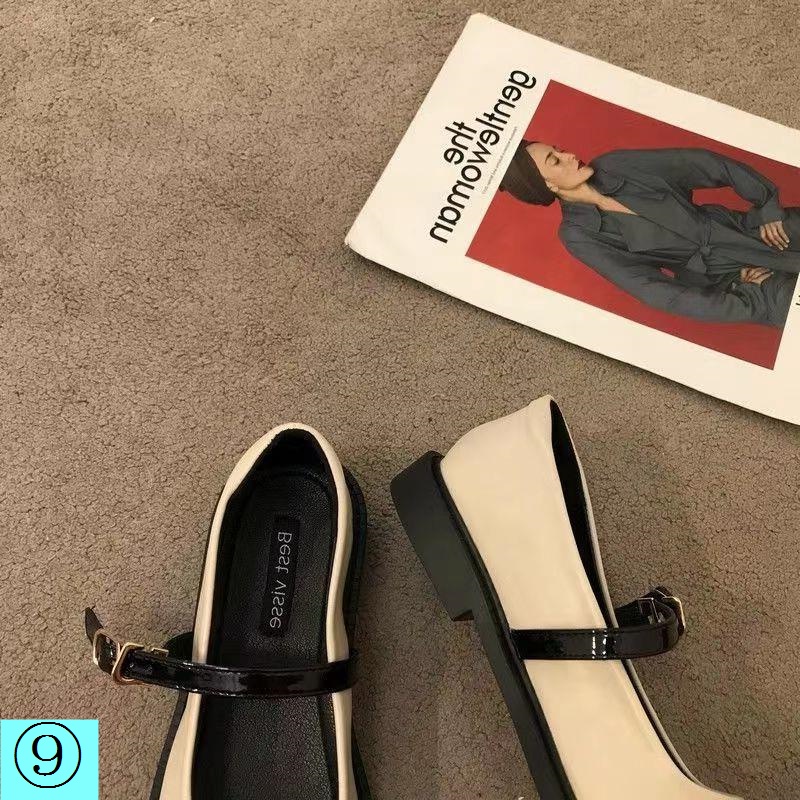 Giày Búp Bê Đế Dày Phong Cách Chanel Anh Quốc Thời Trang Mùa Hè Cho Nữ