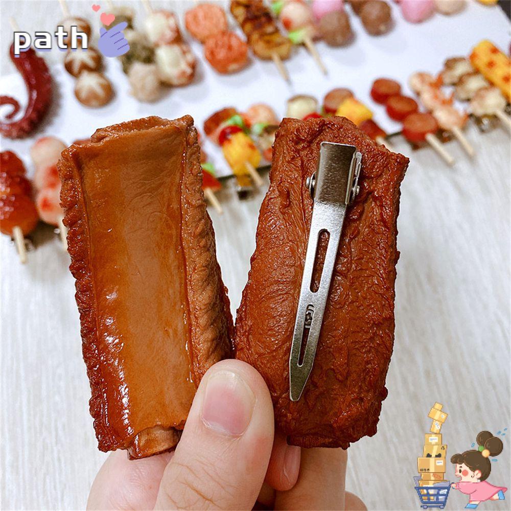 Kẹp tóc hình thức ăn 3d dễ thương thời trang cho nữ