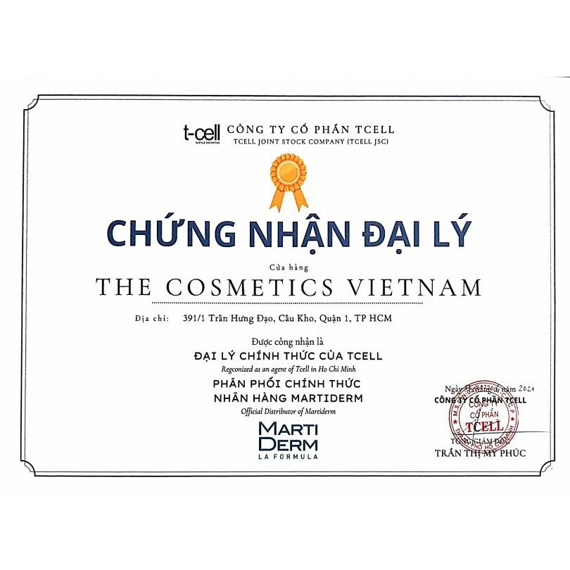 Tinh chất cô đặc giúp dưỡng ẩm và tái tạo da ban đêm chứa AHA MartiDerm Platinum Night Renew