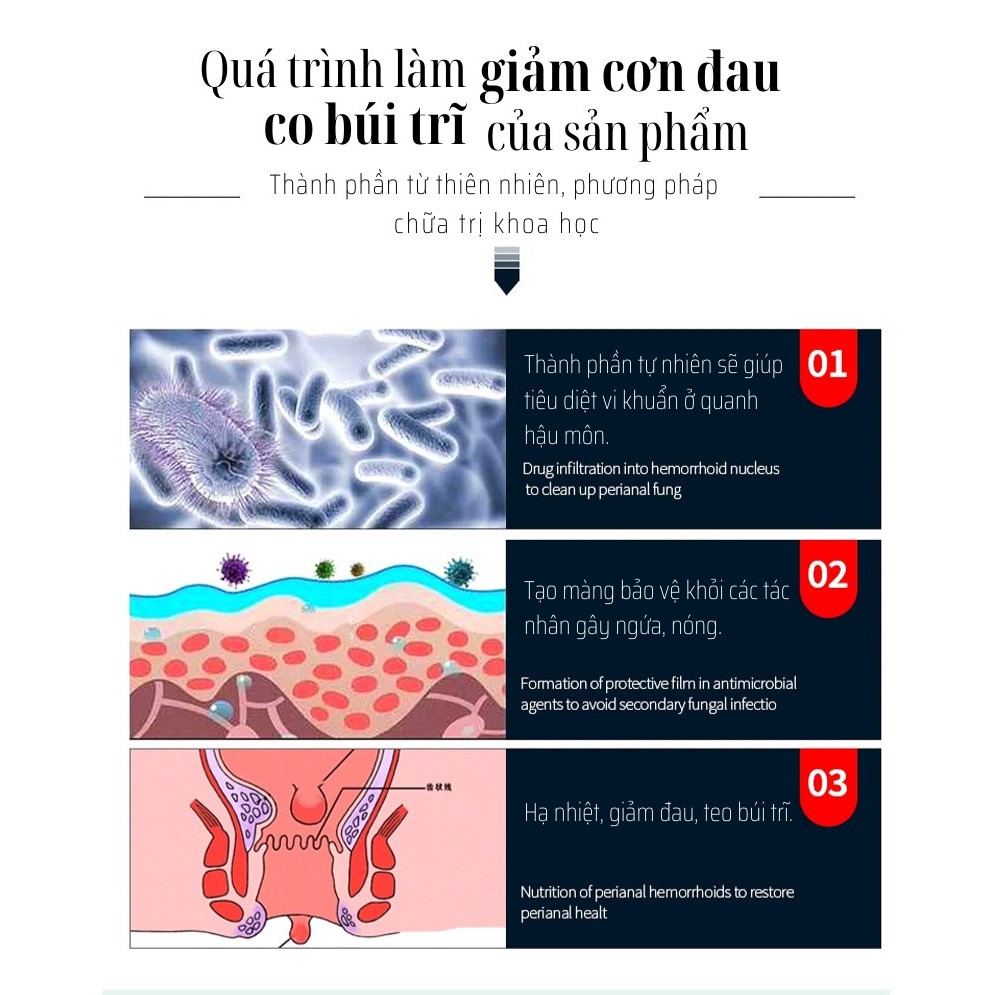 Combo kem bôi trĩ và trà trĩ hỗ trợ teo trĩ nội, trĩ ngoại, co búi trĩ, hết táo bón hiệu quả- Trà thảo mộc Thông Cát | BigBuy360 - bigbuy360.vn