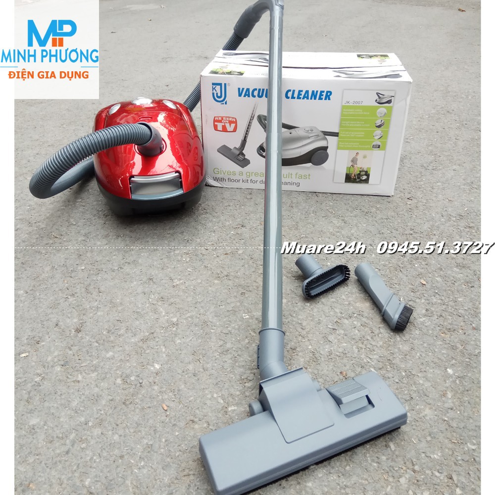 Bảo hành 12Tháng Máy hút bụi Vacuum Cleaner JK 2007 2400W Đỏ | BigBuy360 - bigbuy360.vn