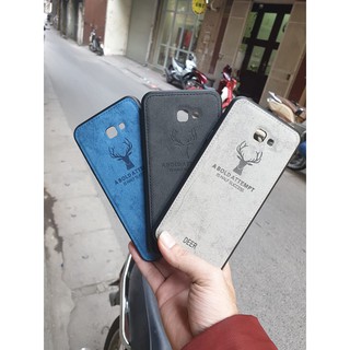 J4+ ( J4 plus) | Ốp lưng Vải Jean Deer Hươu Samsung J4 plus ( j4+) - Pk68