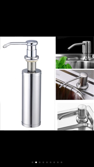 Bình đựng xà phòng rửa tay inox 304