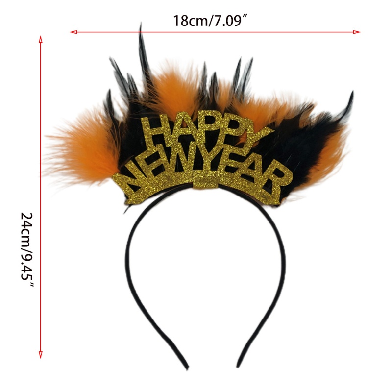 Băng Đô Cài Tóc Hình Vương Miện Giáng Sinh Năm Mới