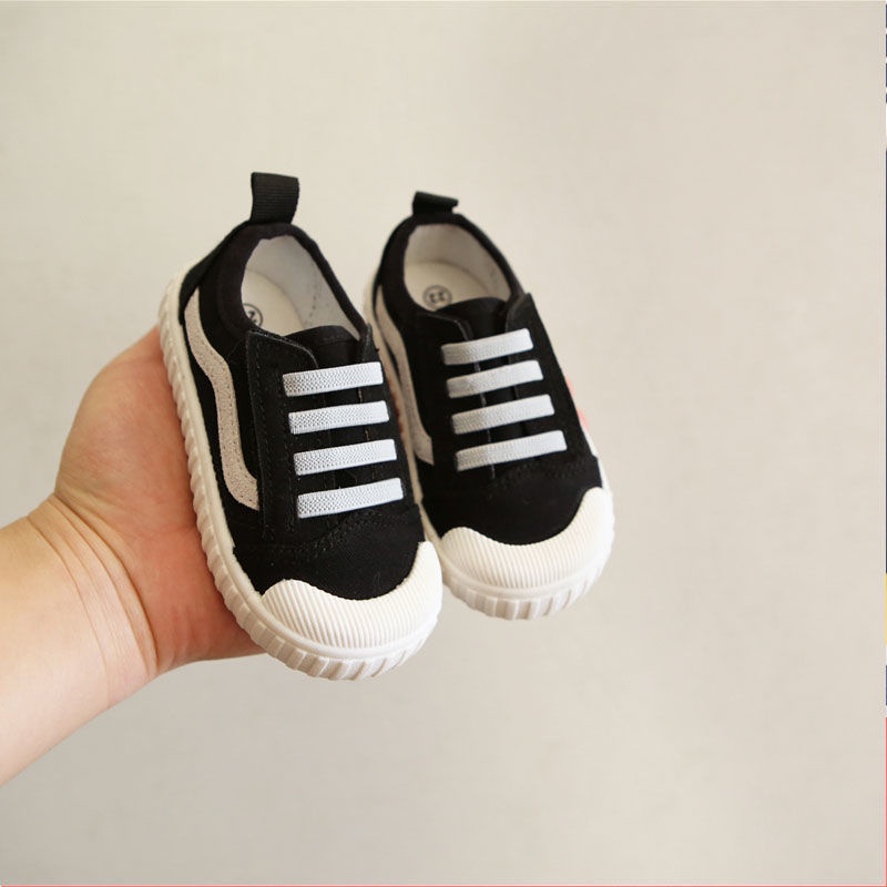 Giày Thể Thao Vải Canvas Đế Mềm Chống Trượt Thời Trang Xuân Thu Cho Bé Trai 3-7 Tuổi