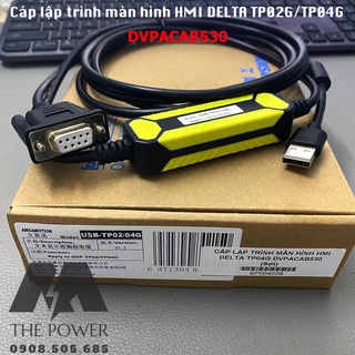 Cáp lập trình màn hình hmi delta tp04g dvpacab530